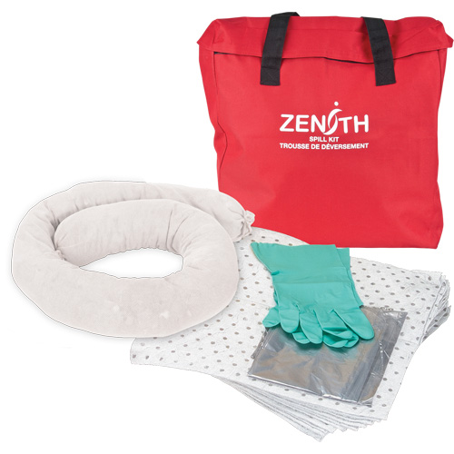 Trousse de lutte contre les d&eacute;versements de premi&egrave;re qualit&eacute;, Huile seulement, Sac, Absorbance de 5 gal. US Action Paper