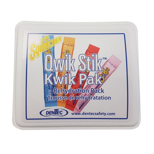 Boisson de r&eacute;hydratation Sqwincher Qwik Stik Kwik Pak Lite, Emballage-portion Action Paper