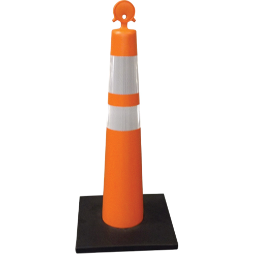 C&ocirc;ne de canalisation, Hauteur 42", Orange Action Paper