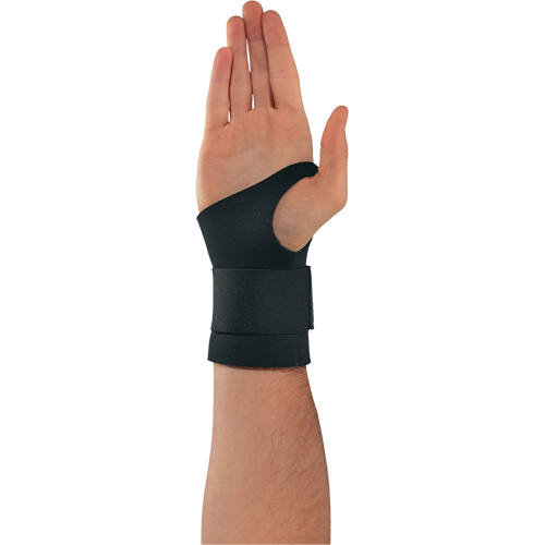 Proflex&reg; 670 Ambidextrous Single Strap Wrist Support, Neoprene, Small Action Paper