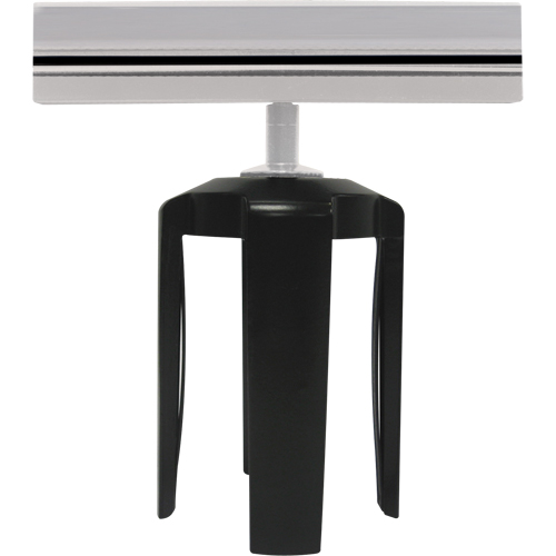 Tensabarrier&reg; Sign Bracket with Adapter, Chrome Action Paper