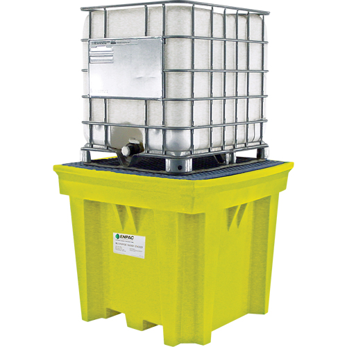 IBC Space-Saver Without Drain, 275 US gal. Spill Capacity, 57" x 57" x 48" Action Paper