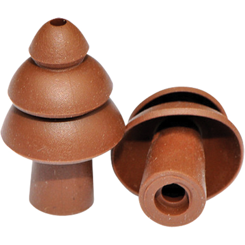 Embouts de rechange pour bouchons d'oreilles BattlePlugs, Sans cordon, Vrac - Sac en poly, 24 dB NRR, Grand Action Paper