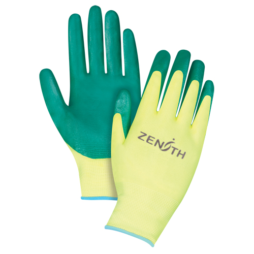 ZX-3 Premium Gloves, 10/X-Large, Nitrile Coating, 15 Gauge, Nylon Shell Action Paper
