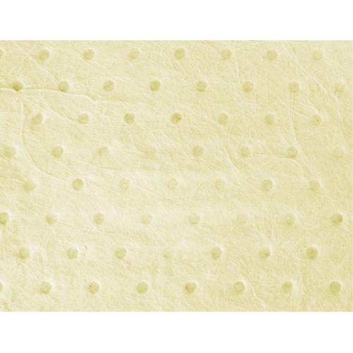 Industrial-Grade Fine Fibre Sorbent Pads, Hazmat, 15" x 17", 40 gal. Absorbancy Action Paper