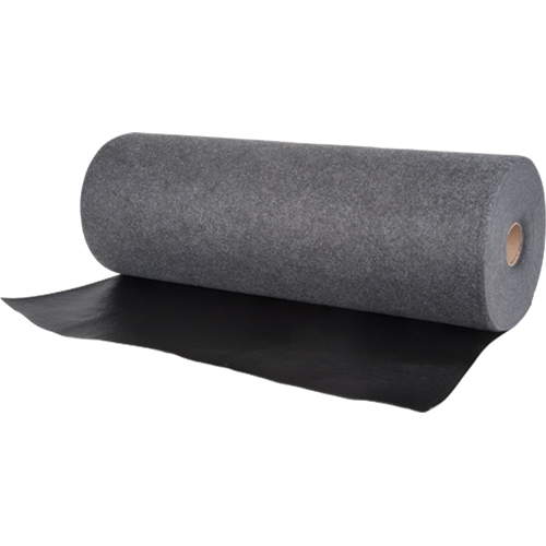 Poly-Backed Industrial Rug, 36" W x 150' L, Heavyweight Action Paper