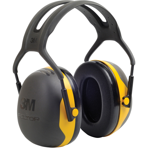 Peltor X Series Earmuffs, Headband, 24 NRR dB Action Paper