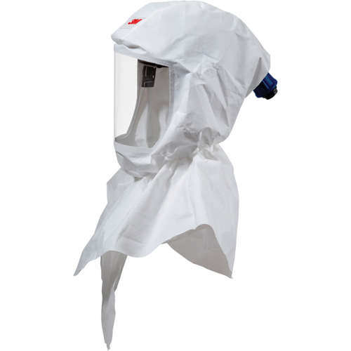 Cagoule de peintre Versaflo compl&egrave;te avec coiffe de premi&egrave;re qualit&eacute;, Universel, Coiffe souple, Bavette Double Action Paper