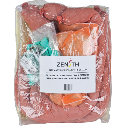 Premium Truck Spill Kit, Hazmat, Bag, 10 US gal. Absorbancy Action Paper