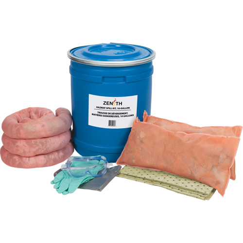 Trousse de lutte contre les d&eacute;versements pour camion, Mati&egrave;res dangereuses, Baril, Absorbance de 10 gal. US Action Paper