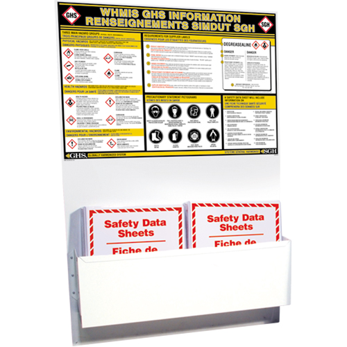 GHS Information Stations, English & French, Binders Included Action Paper