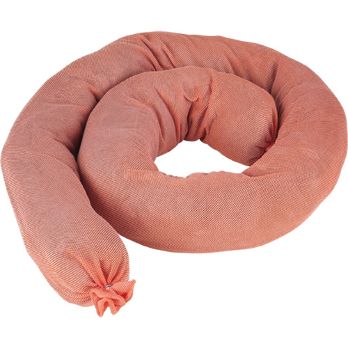 Sorbents Socks, Hazmat, 40 gal. Absorbancy, 3" W x 4' L, Pack of 25 Action Paper