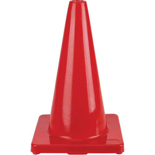 Coloured Traffic Cone, 18", Red Action Paper