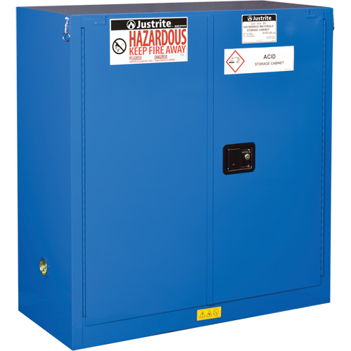Armoires de rangement pour mati&egrave;res dangereuses Sure-Grip Ex, 30 gal., 43" x 44" x 18" Action Paper
