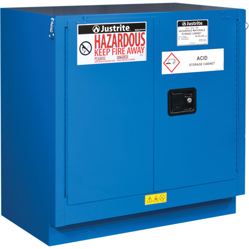 Sure-Grip&reg; Ex Hazardous Material Undercounter Safety Cabinets, 22 gal., 35" x 35" x 22" Action Paper