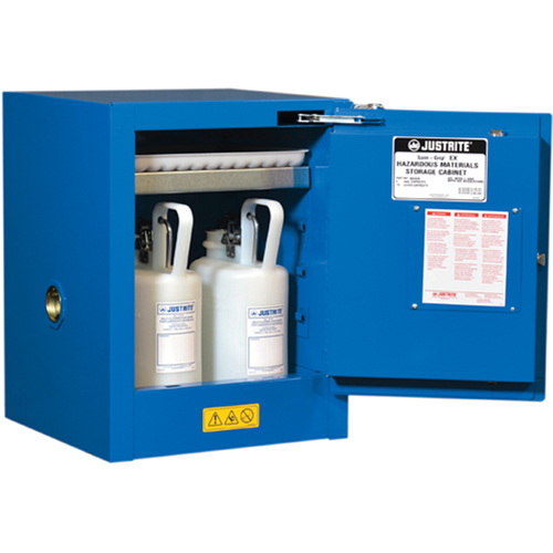 ChemCor&reg; Lined Hazardous Material Countertop Safety Cabinets, 4 gal., 17" x 22" x 17" Action Paper