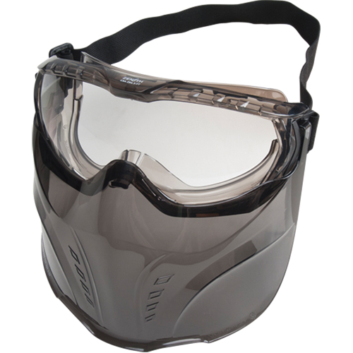 Lunettes &agrave; coques de s&eacute;curit&eacute; avec visi&egrave;re de s&eacute;rie Z2300, Lentille Transparent, Antibu&eacute;e, Ventilation Indirecte Action Paper
