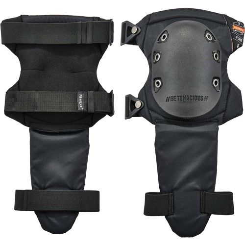 ProFlex 340 Slip-Resistant Knee Pads with Shin Guards, Buckle Style, Rubber Caps, Foam Pads Action Paper