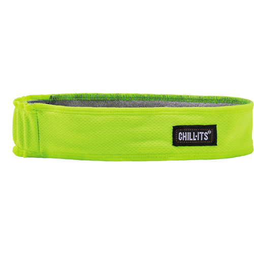 Chill-Its&reg; 6605 Cooling Headband, High Visibilty Lime-Yellow Action Paper
