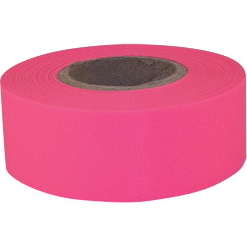 Ruban de signalisation Sub-Zero, 1,2" la x 150' lo, Rose fluorescent Action Paper