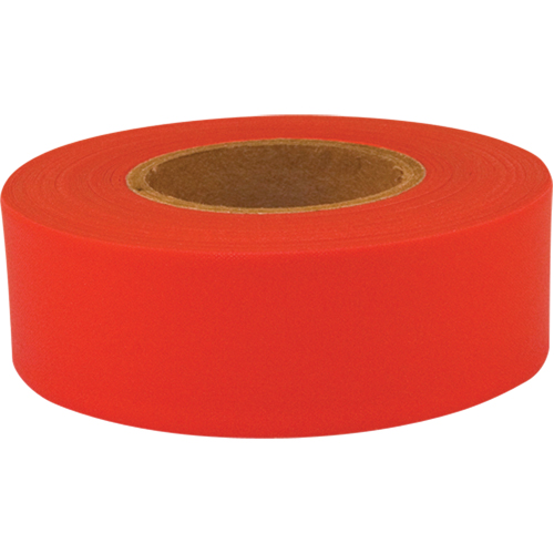 Ruban de signalisation Sub-Zero, 1,2" la x 150' lo, Rouge fluorescent Action Paper