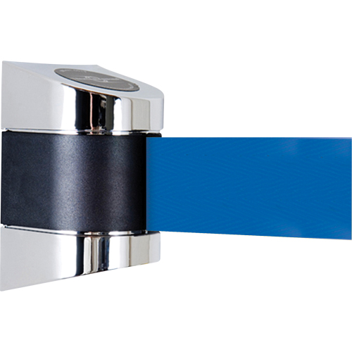 Unit&eacute;s murales Tensabarrier, Plastique, Fixation par vis, 15', Ruban Bleu Action Paper
