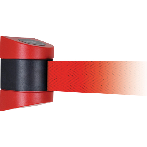 Unit&eacute;s murales Tensabarrier, Plastique, Fixation par vis, 15', Ruban Rouge Action Paper