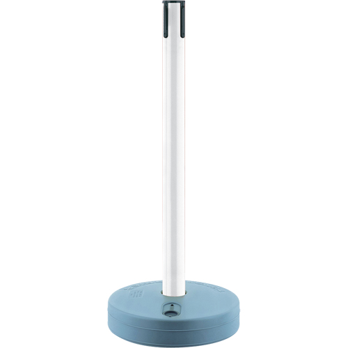 Outdoor TensaBarrier&reg; - Receiver Posts, 37" High, White Action Paper