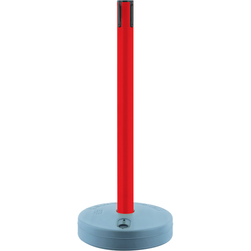 Outdoor TensaBarrier&reg; - Receiver Posts, 37" High, Red Action Paper