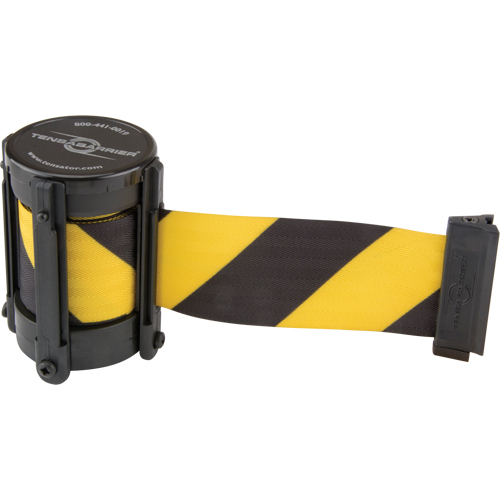 Replacement Cassettes For Utility, Advance & StowAway&reg; TensaBarrier&reg;, 13', Yellow Tape Action Paper