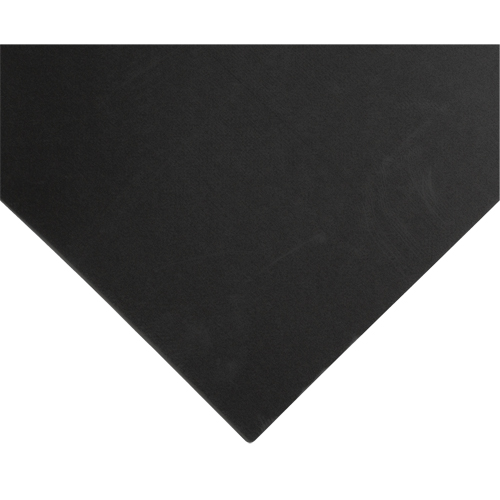 Tapis conducteur d'&eacute;lectricit&eacute; no 785, 3' la x 10' lo x 3/32" &eacute;p, PVC, Lisse, Noir Action Paper