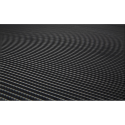 KleenSweep Mat No.391, Runner, 4' x 105' x 1/8", Black Action Paper