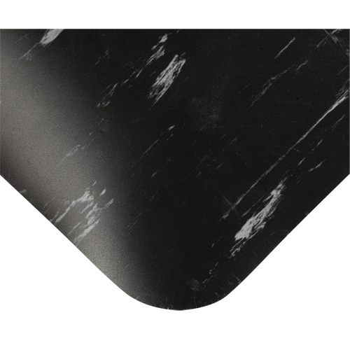 Tapis antimicrobiens Tile-Top Select no 494, Lisse, 2' x 10' x 1/2", Noir/Blanc, PVC Action Paper