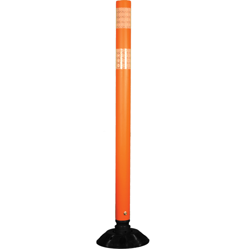 Impact Resistant Delineator, 36" H, Orange Action Paper