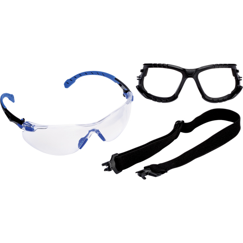 Solus Safety Glasses with Scotchgard Lens Kit, Clear Lens, Anti-Fog, Meets/Exceeds CSA Z94.3 Action Paper