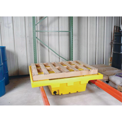 Ultra-Rack Sump&reg;, 51.5" L x 51.5" W x 12" H, 66 US gal. Capacity Action Paper