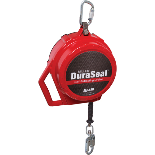 Miller&reg; DuraSeal Self-Retracting Lifeline, 50', Stainless Steel, Swivel Action Paper