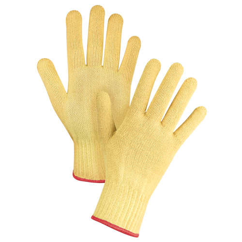 Seamless String Knit Gloves, Size Small/7, 7 Gauge, Kevlar&reg; Shell, ASTM ANSI Level A2/EN 388 Level 3 Action Paper