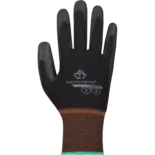 Superior Touch&reg; Gloves, 6/X-Small, Polyurethane Coating, 13 Gauge, Nylon Shell Action Paper