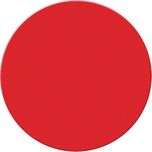 Marqueurs all&eacute;g&eacute;e/5S Armor Stripe, Cercle, 6" lo x 6" la, Rouge, Plastique Action Paper