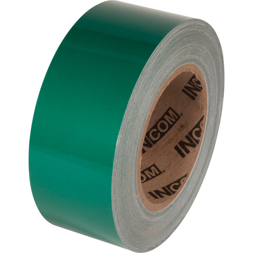 Ruban de marquage pour plancher Tuff Mark, 4" x 100', Polyester, Vert Action Paper