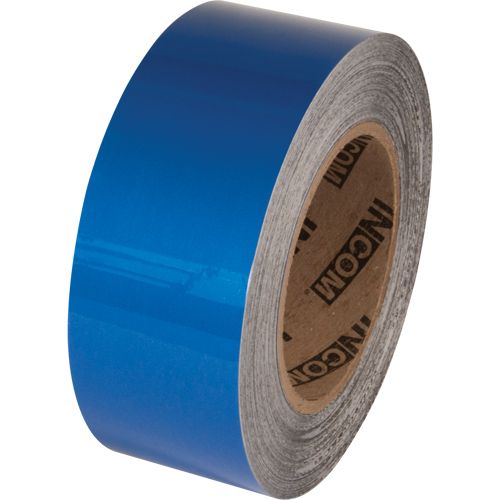 Ruban de marquage pour plancher Tuff Mark, 4" x 100', Polyester, Bleu Action Paper