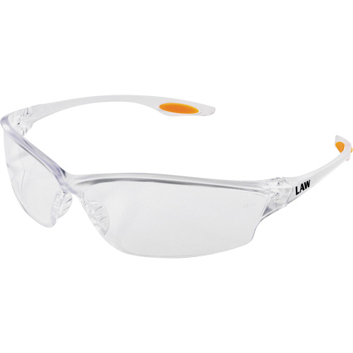 Law&reg; 2 Safety Glasses, Clear Lens, ANSI Z87+ Action Paper