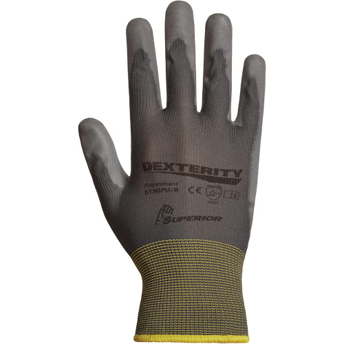 Superior Touch&reg; Gloves, 6/X-Small, Polyurethane Coating, 13 Gauge, Polyester/Nylon Shell Action Paper