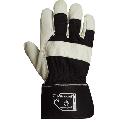 Endura&reg; Winter Gloves, One Size, Grain Cowhide Palm, Thinsulate Inner Lining Action Paper