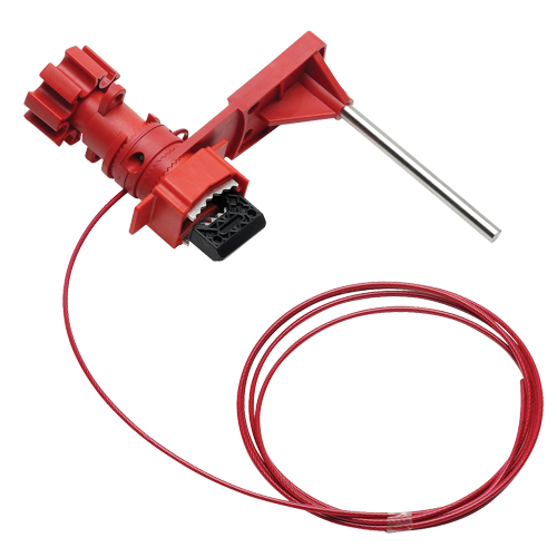 Petit dispositif de verrouillage avec bras de blocage pour valves, Type Universel Action Paper