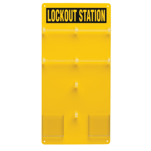 Lockout Board, 24 Padlock Capacity, Padlocks Not Included Action Paper