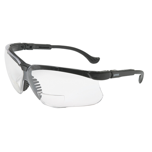 Uvex&reg; Genesis&reg; Reader Safety Glasses, Anti-Scratch, Clear, 1.5 Diopter Action Paper