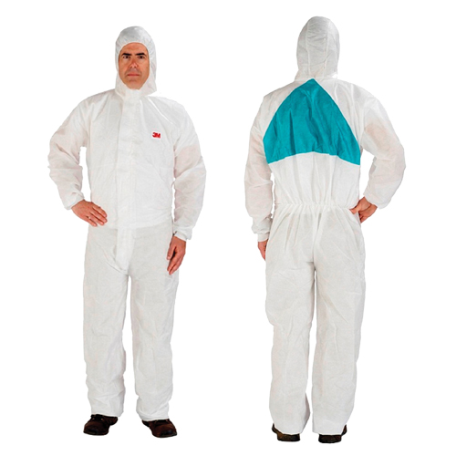 Combinaison protectrice, 4T-Grand, Blanc, Polypropyl&egrave;ne/SMS Action Paper