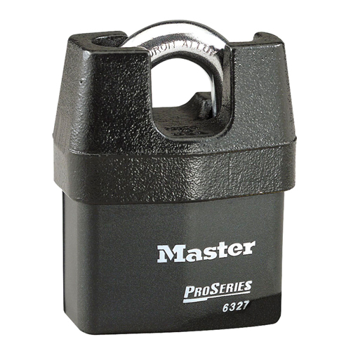Cadenas prot&eacute;g&eacute; ProSeries, Noir, Cl&eacute;s diff&eacute;rentes, Acier lamin&eacute;, Largeur de 2-5/8" Action Paper